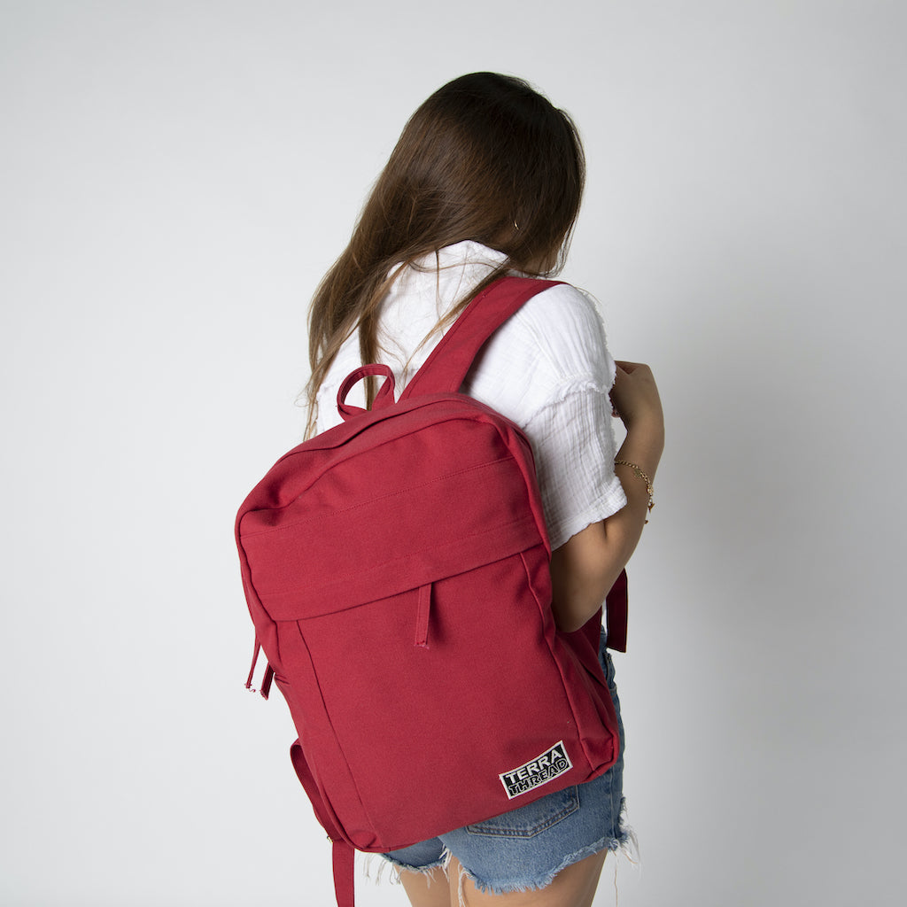 Organic Cotton Earth Backpack