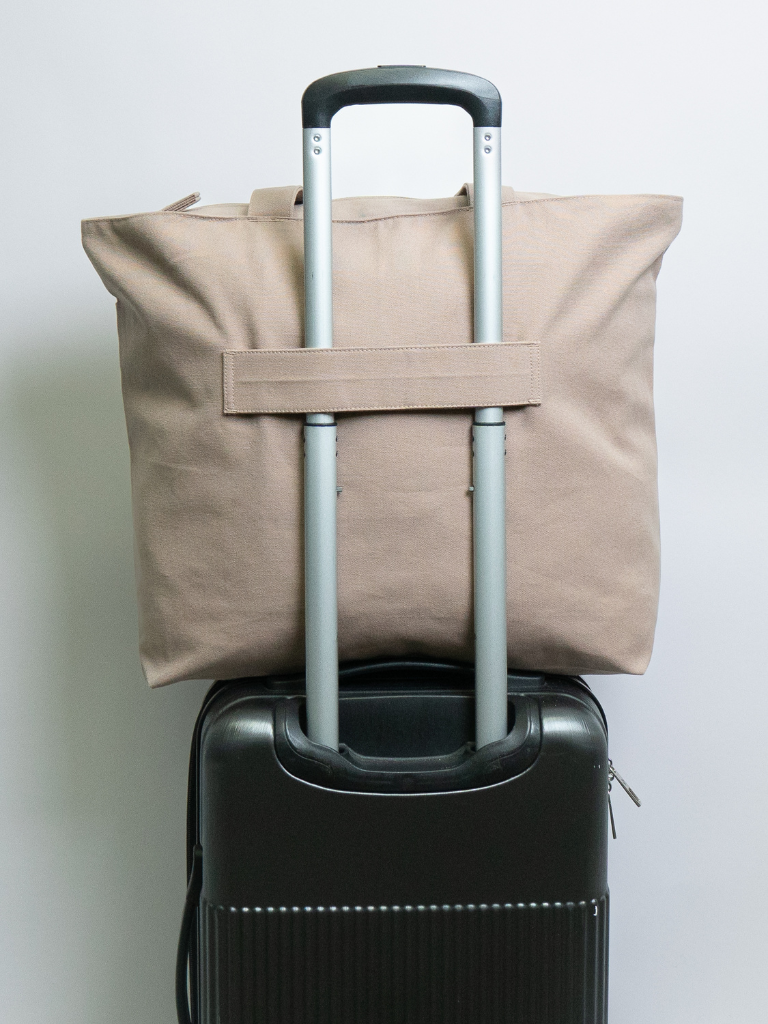 Organic Cotton Tote Bag with Trolley Sleeve