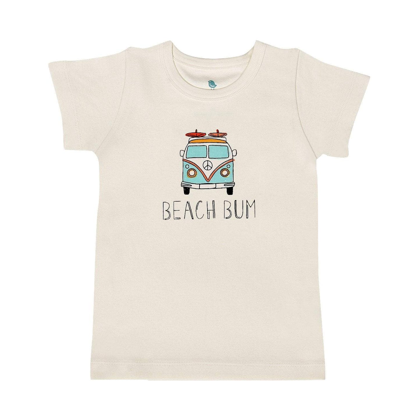 Organic Toddler Graphic Tee - Beach Bum