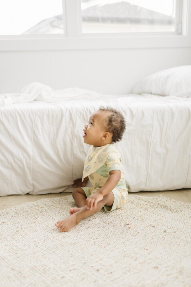 Organic Cotton Baby Shorts - Ukulele