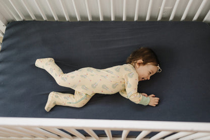 Organic Cotton Zip Footed Sleeper - Ukulele