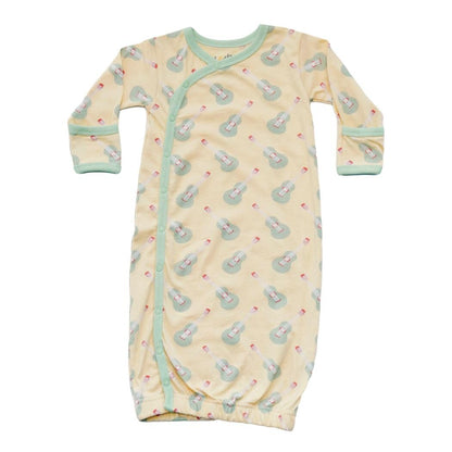 Organic Cotton Baby Sleep Gown - Ukulele