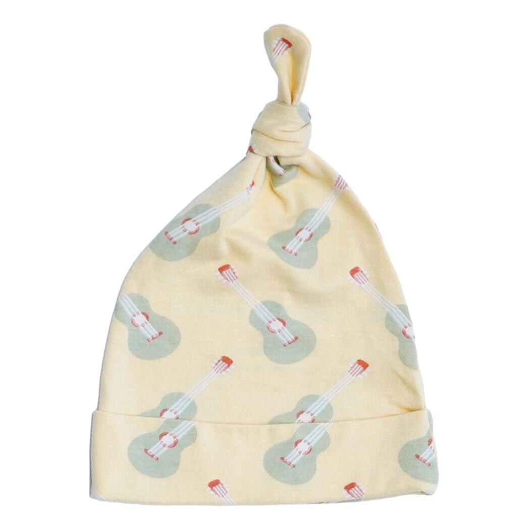 Organic Cotton Baby Hat - Ukulele