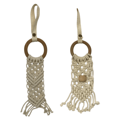2pc Macrame Baby Toy Set
