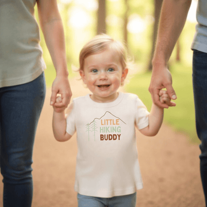 Organic Toddler Graphic Tee - Hiking Buddy
