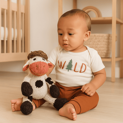 Wool Knit Buddy - Willa the Cow