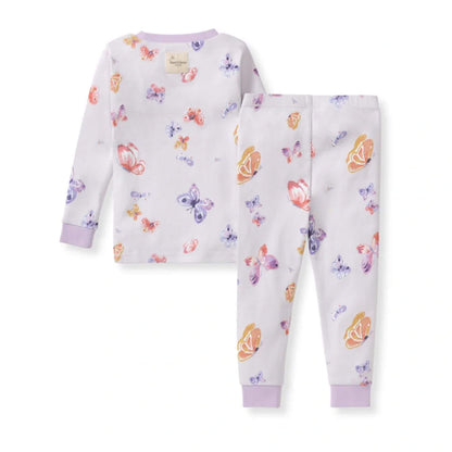 Wings A Flutter Organic Two-Piece Toddler & Kid Pajamas