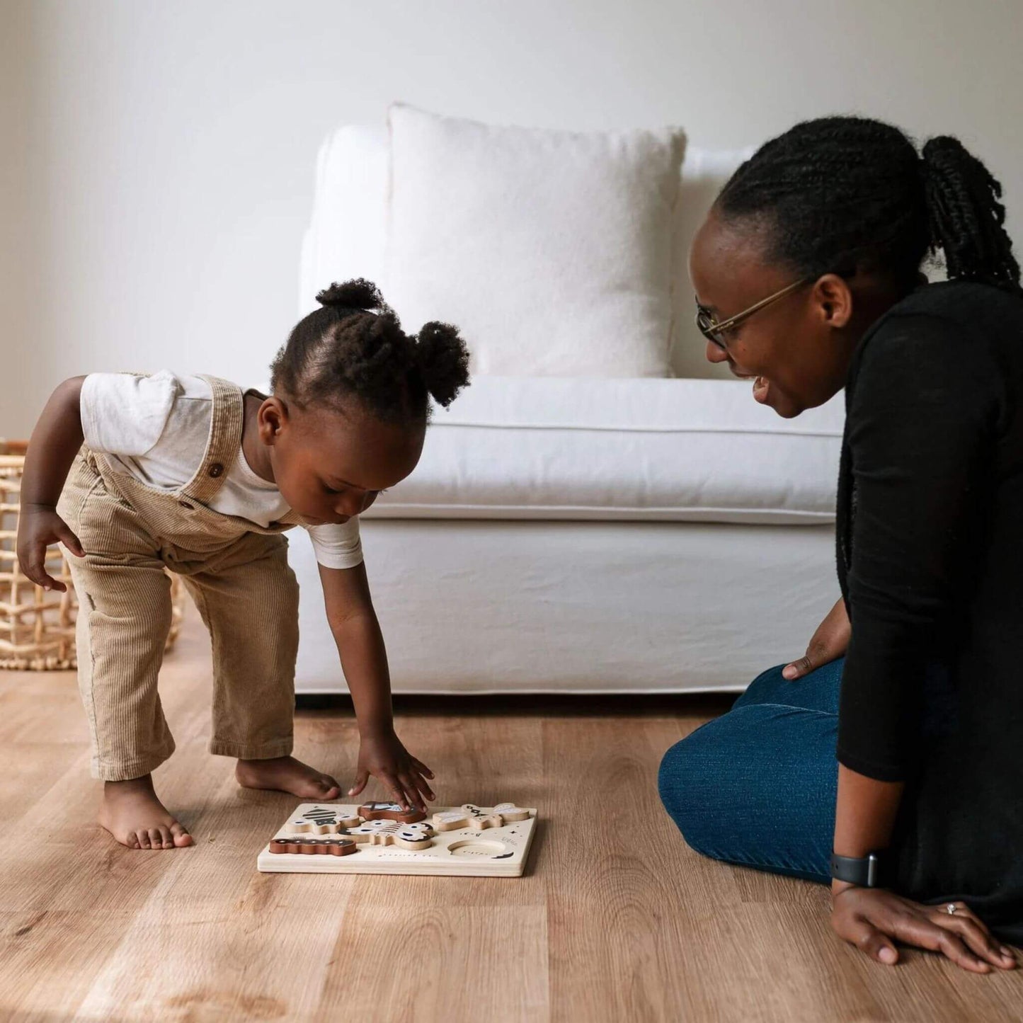 Wooden Tray Toddler Puzzle - Bugs