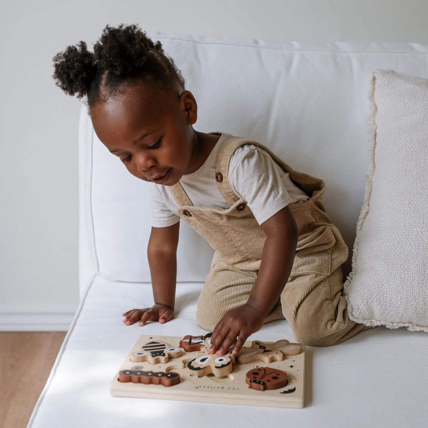 Wooden Tray Toddler Puzzle - Bugs