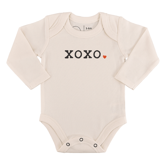 Long Sleeve Graphic Bodysuit - Xoxo