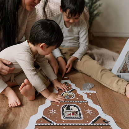 Gingerbread House Holiday - Christmas Floor Puzzle