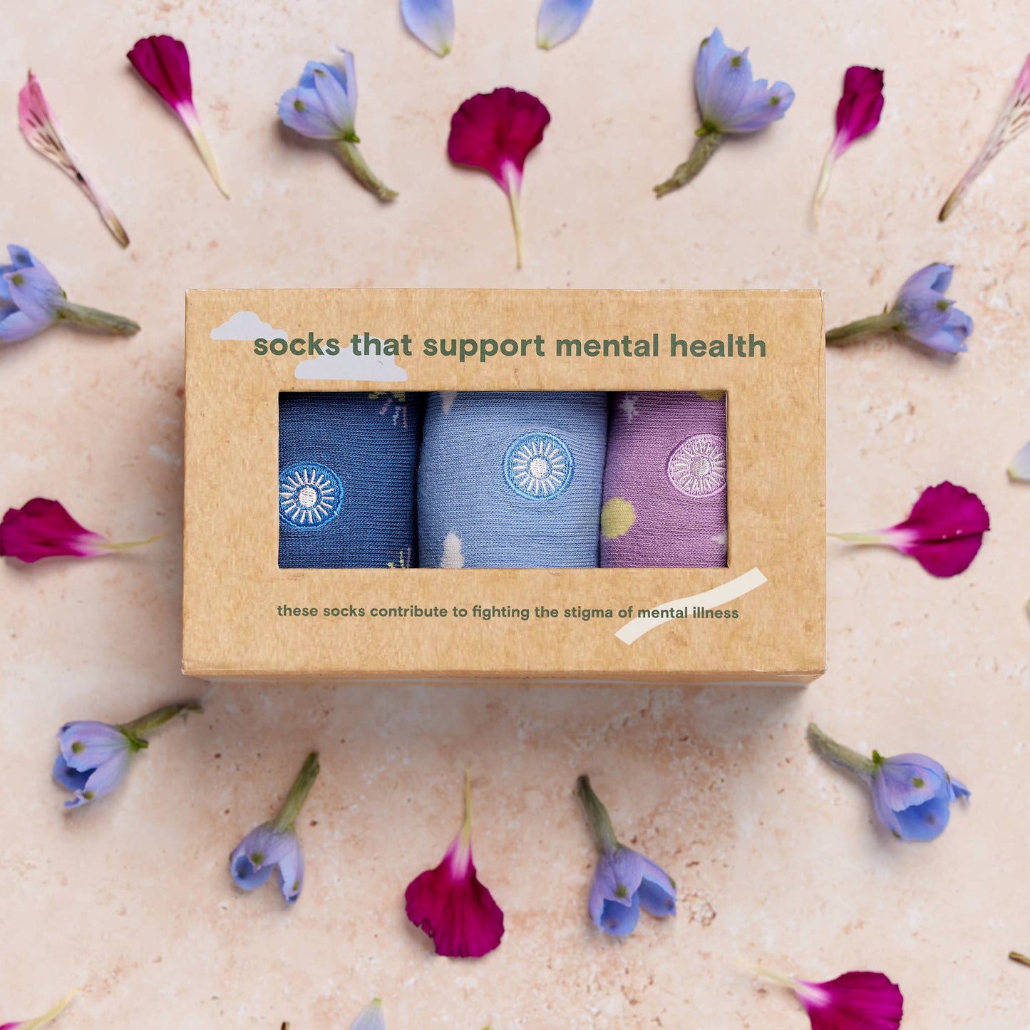 Adult Socks Support Mental Health Gift Box