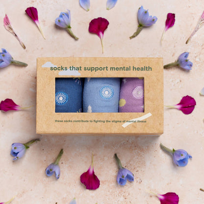 Adult Socks Support Mental Health Gift Box