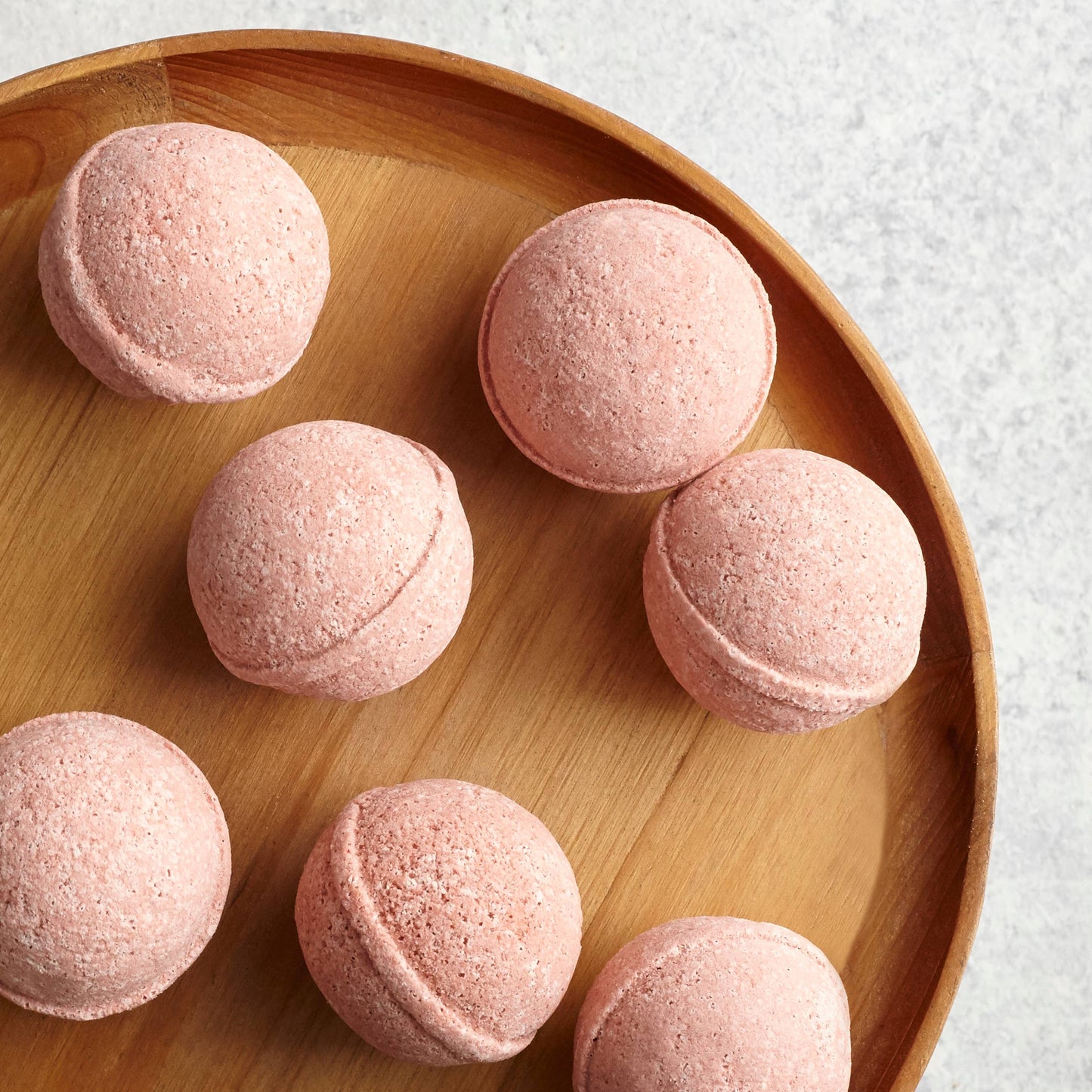 Pure Love Bath Bomb – Vanilla, Rosehip & Rose Clay Bliss