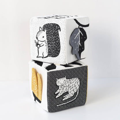 Organic Soft Block Baby Toy - Jungle