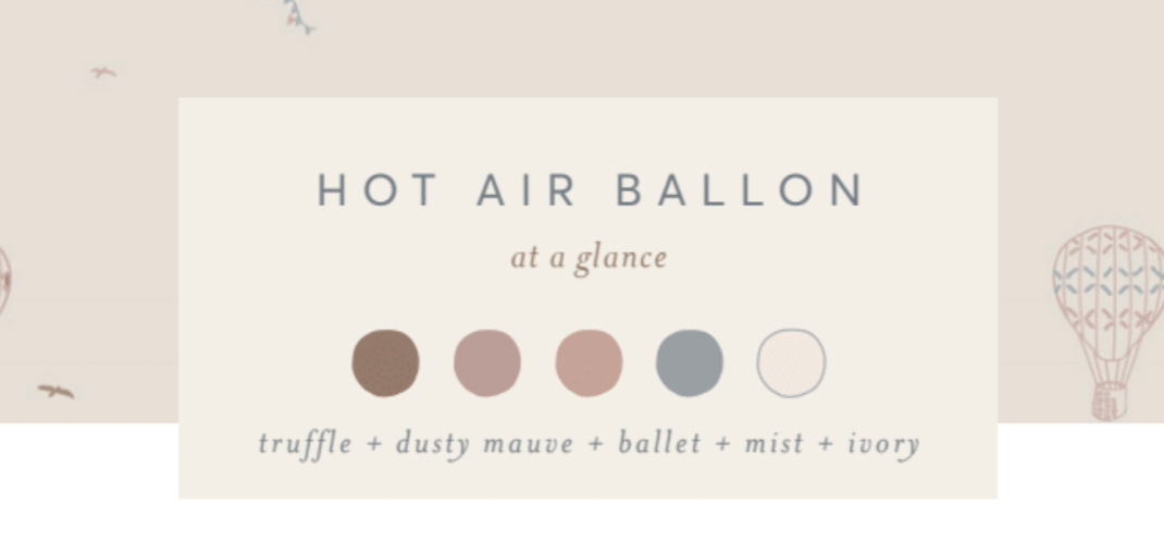 Organic Baby Bubble Romper - Hot Air Balloon