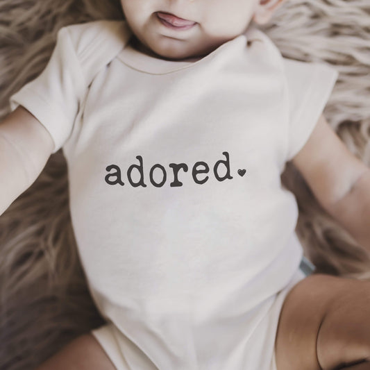 Organic Baby Graphic Bodysuit - Adored