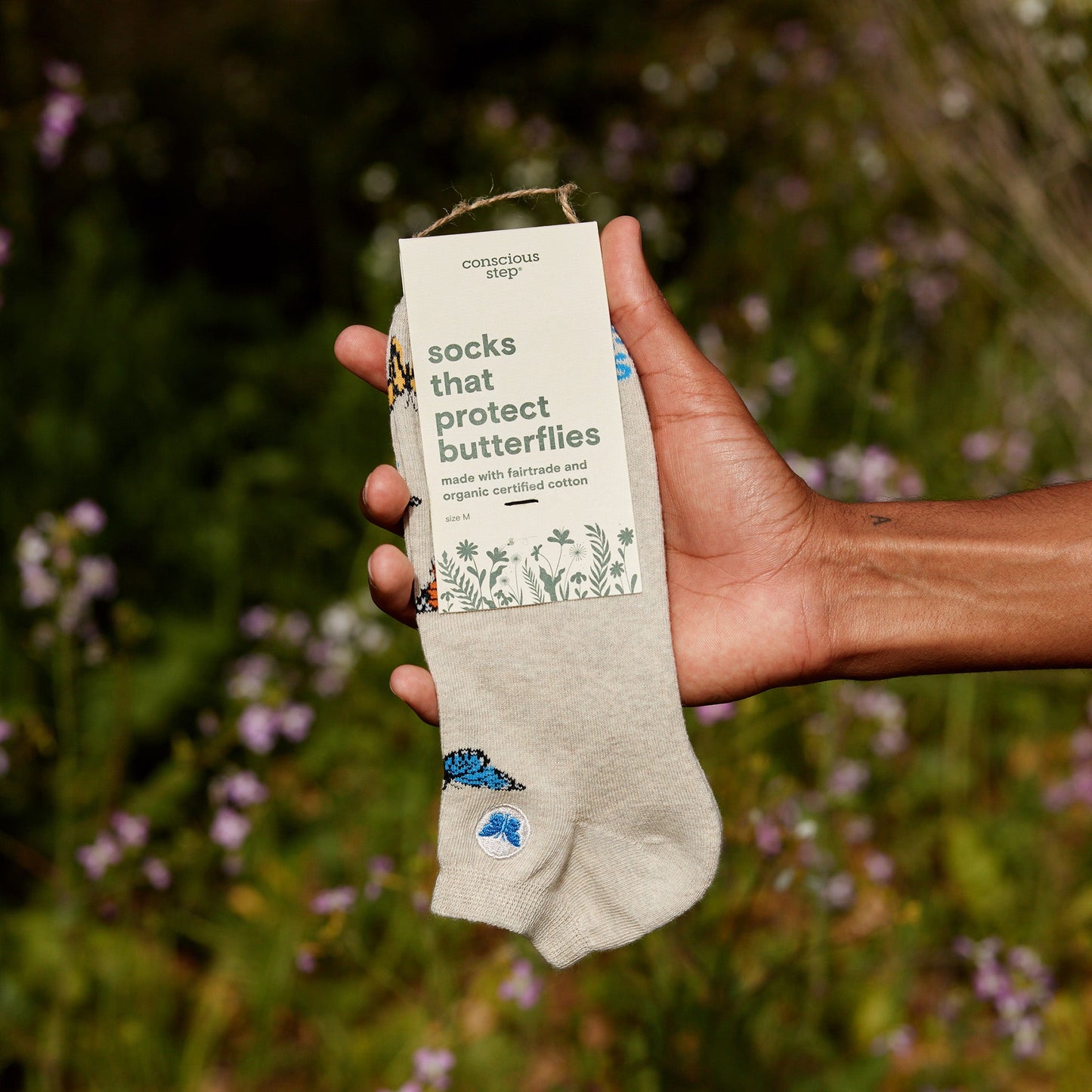 Adult Socks that Protect Butterflies