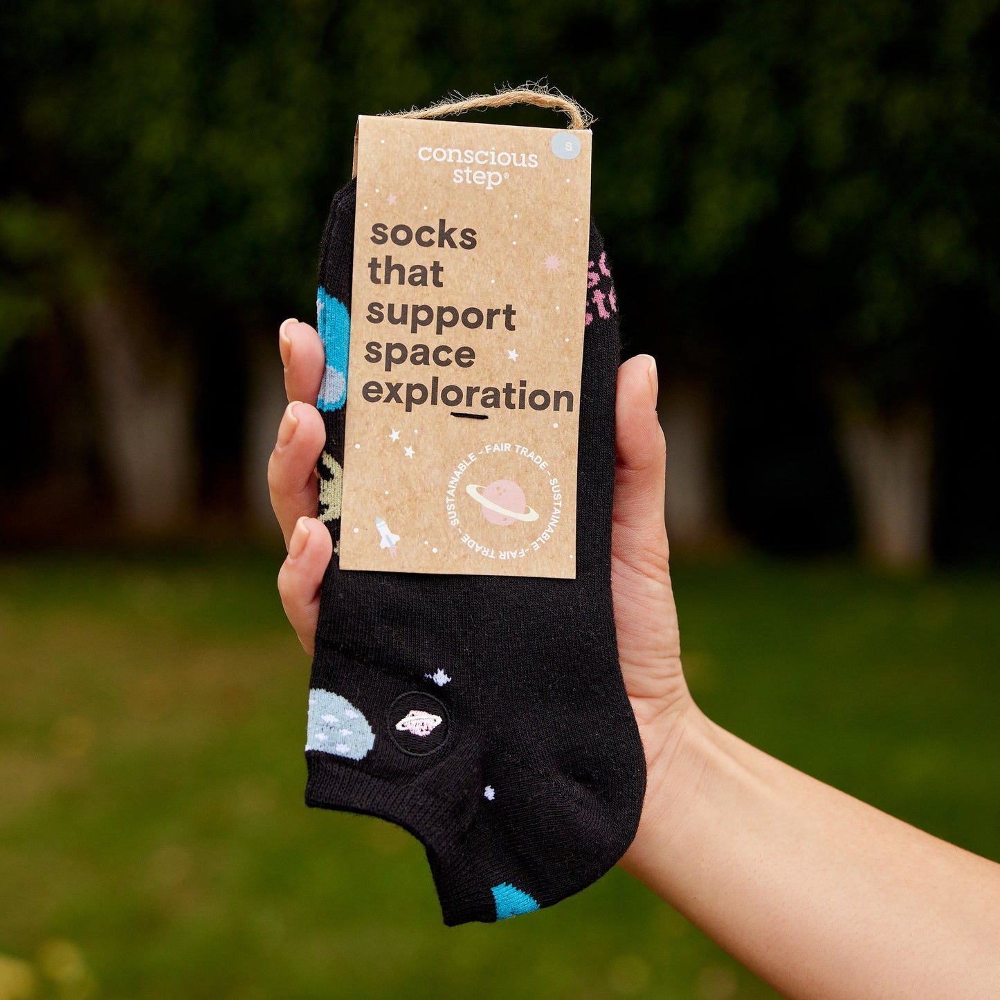 Adult Ankle Socks that Support Space Exploration