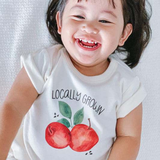 Organic Baby Graphic Bodysuit - Locally Grown