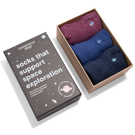 Adult Socks that Support Space Exploration