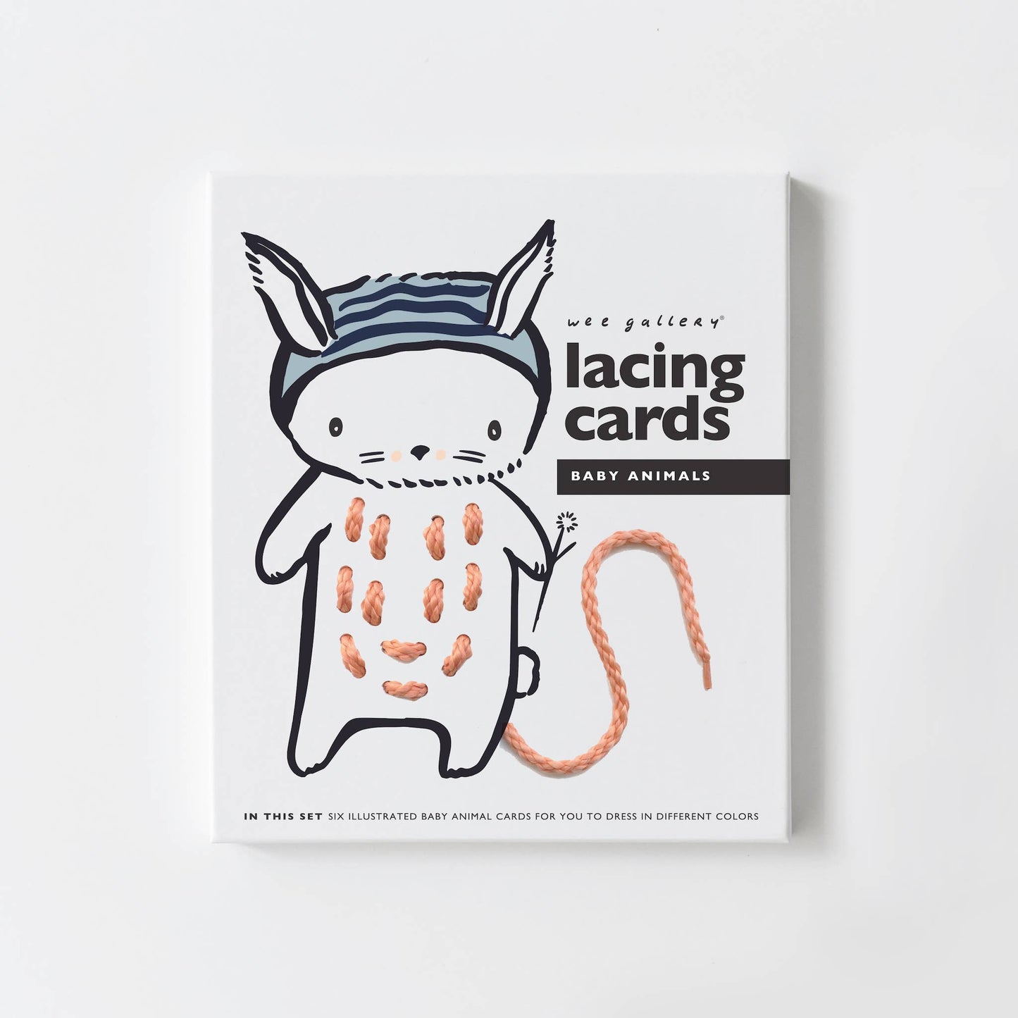 Toddler Lacing Cards Activity Set - Baby Animals
