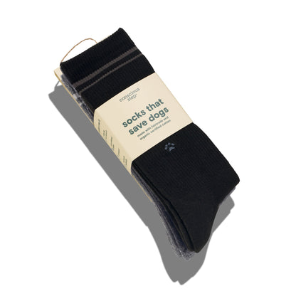 Comfort Crew Adult Socks that Save Dogs