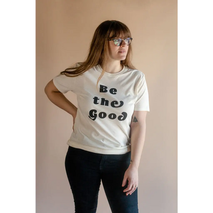 Organic Adult's Unisex Crew Neck T-shirt - Be the Good