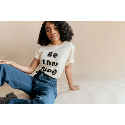 Organic Adult's Unisex Crew Neck T-shirt - Be the Good