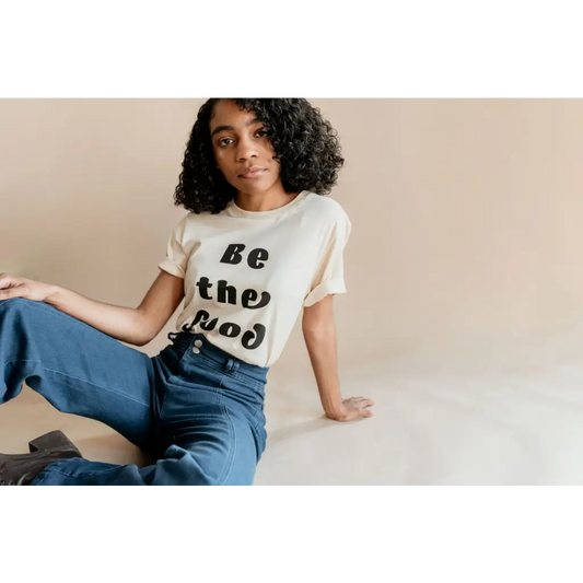 Organic Adult's Unisex Crew Neck T-shirt - Be the Good