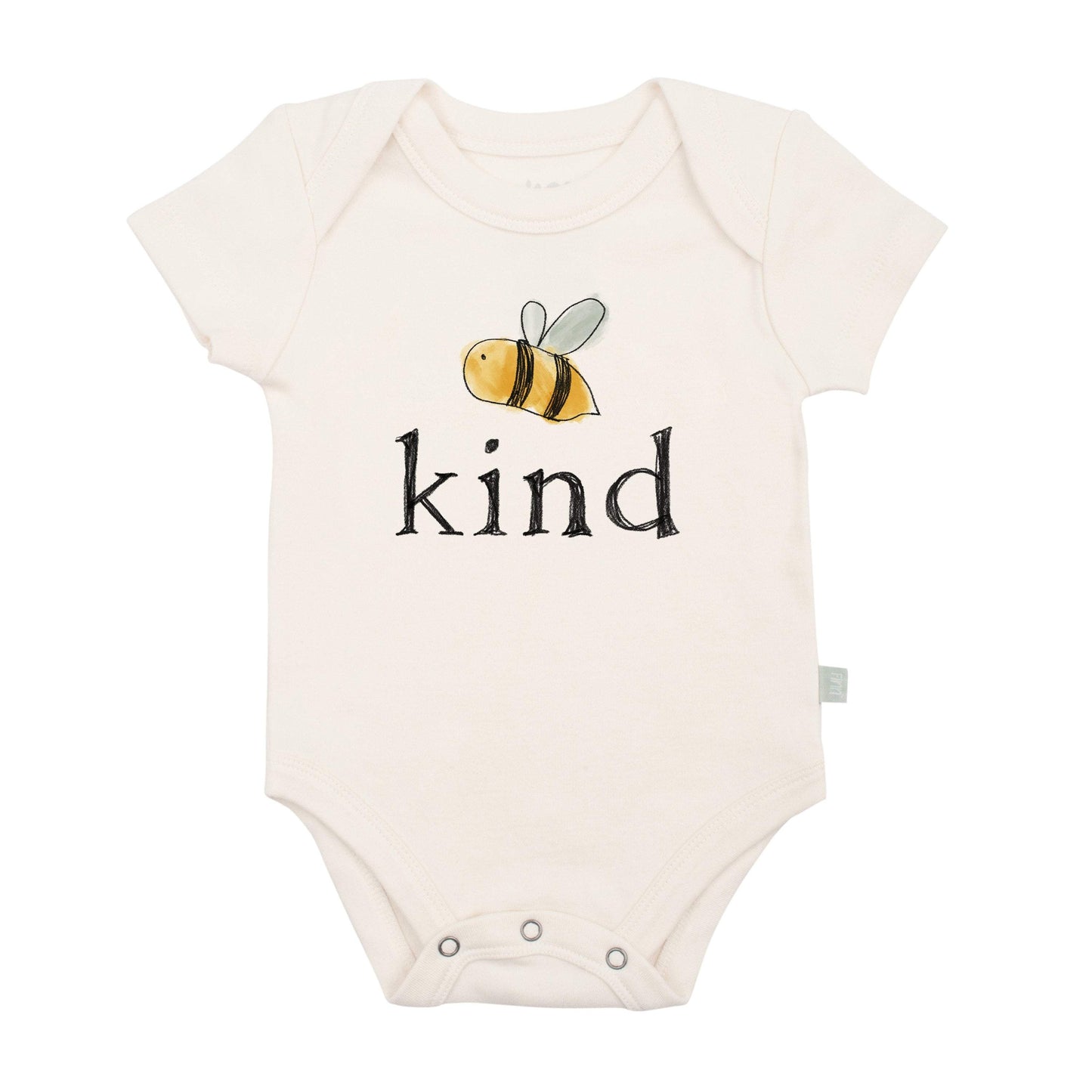 Organic Baby Graphic Bodysuit - Bee Kind