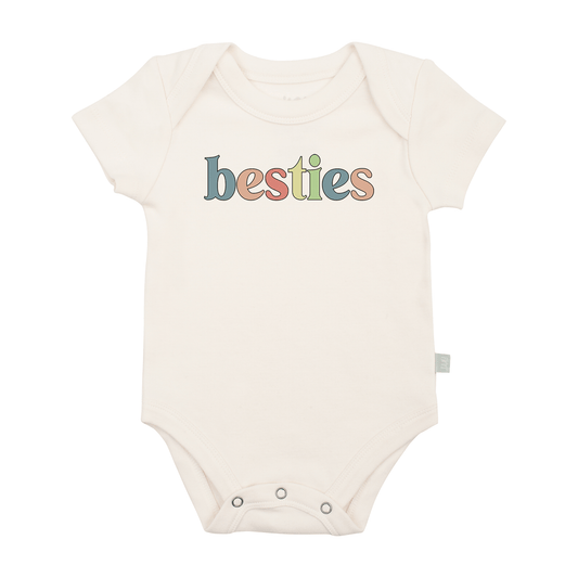 Organic Baby Graphic Bodysuit - Besties