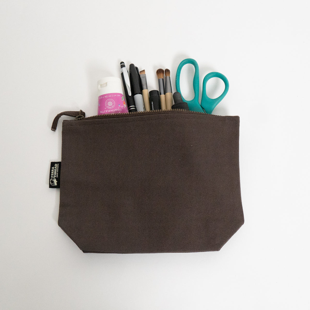 Organic Cotton Makeup Bag - Lok Pouch