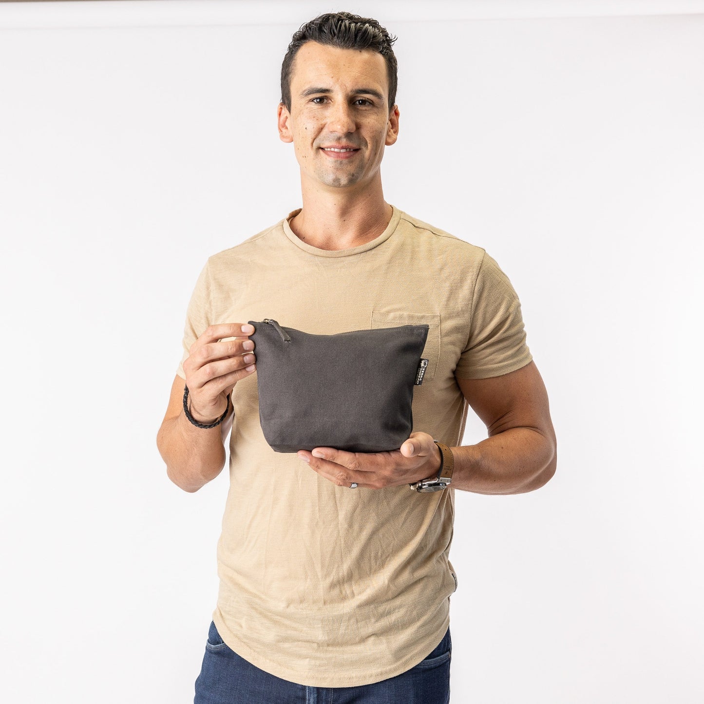 Organic Cotton Makeup Bag - Lok Pouch