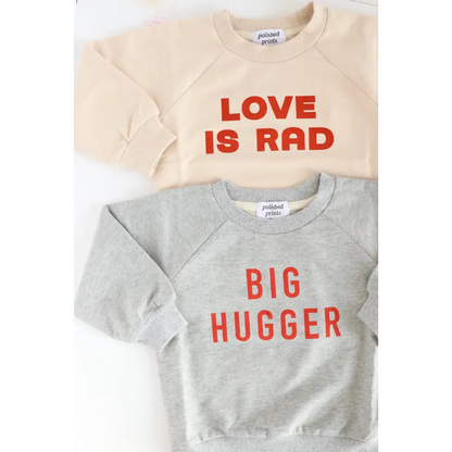 Big Hugger Organic Kids Pullover Sweatshirt