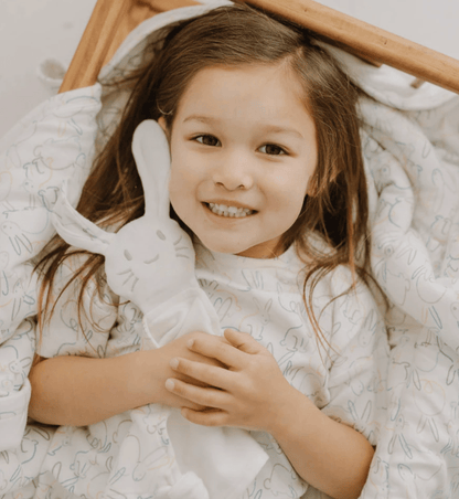 Organic Baby Blanket - Bunnies