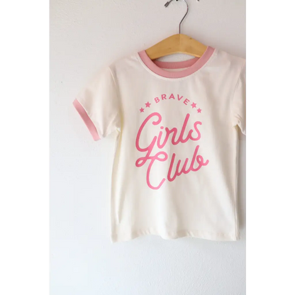 Organic Girls Brave Girls Club Ringer T-shirt