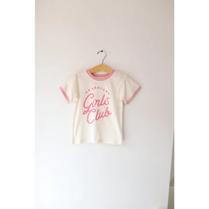 Organic Girls Brave Girls Club Ringer T-shirt