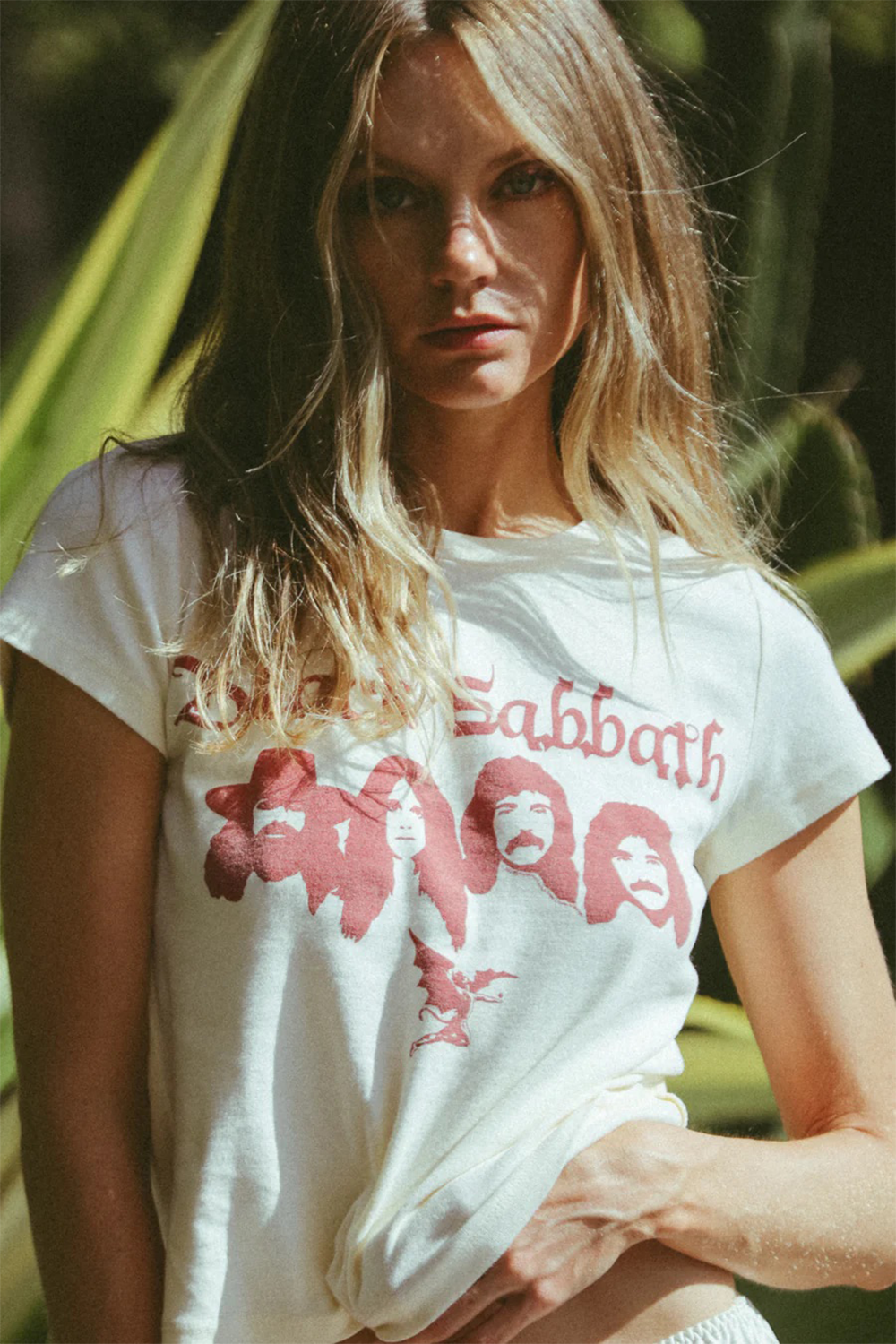Women's Organic Black Sabbath Baby Tee
