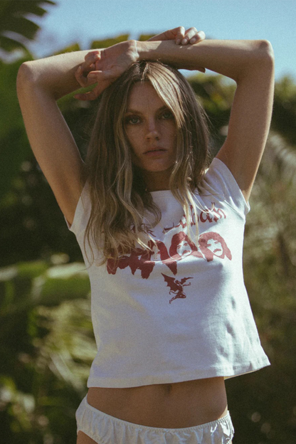 Women's Organic Black Sabbath Baby Tee