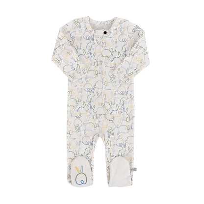 Organic Baby Footie - Bunnies