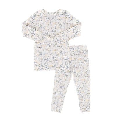 Organic Toddler Pajamas - Bunnies