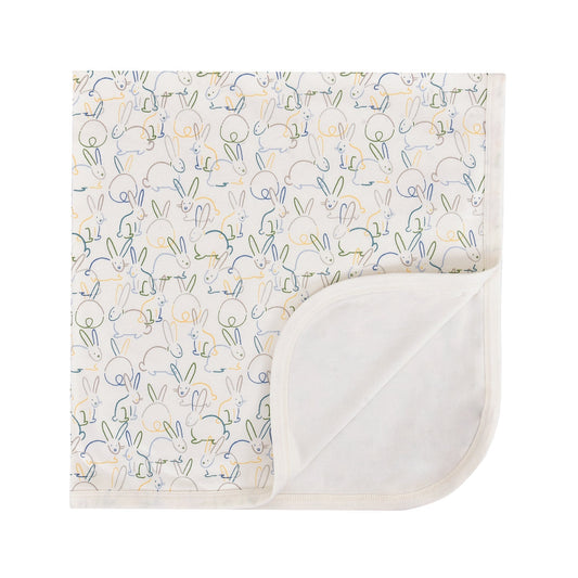 Organic Baby Blanket - Bunnies