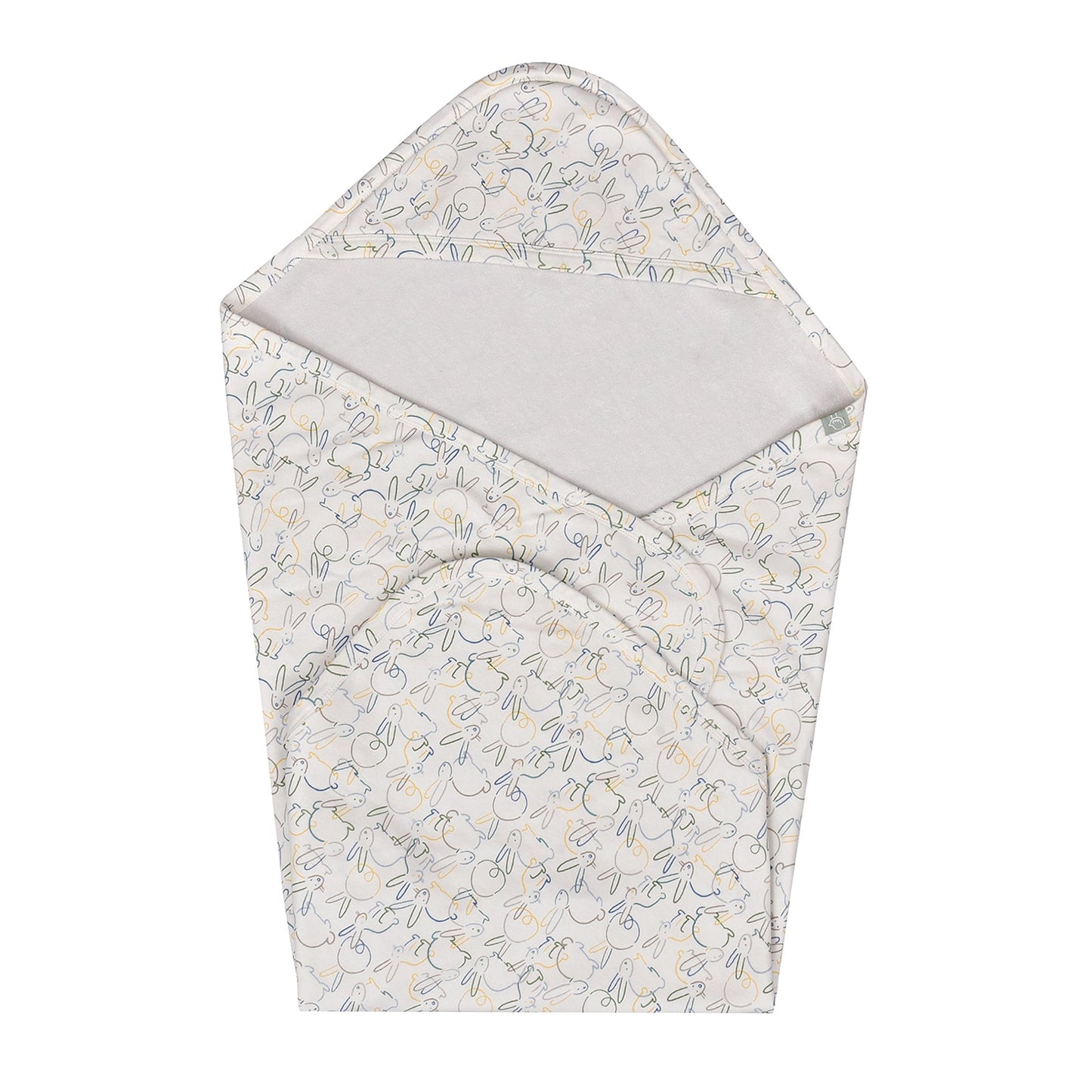 Organic Hooded Bath Towel - Bunnies