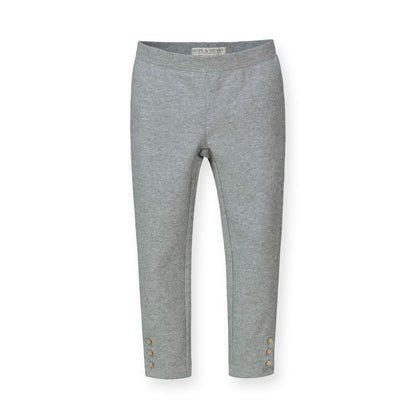 Girls Button Cuff Ponte Pant