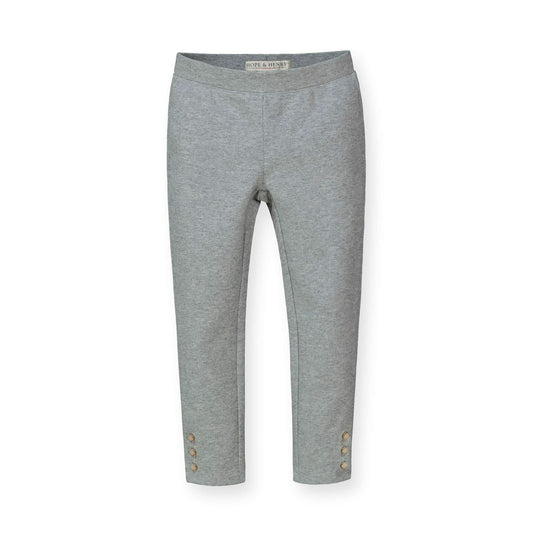 Girls Button Cuff Ponte Pant