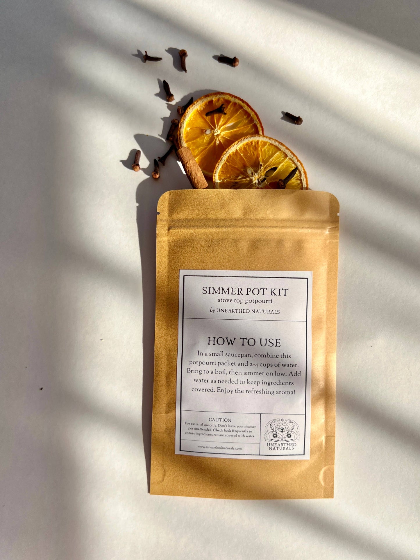 Pomander Simmer Pot Kit - Holiday Stovetop Potpourri