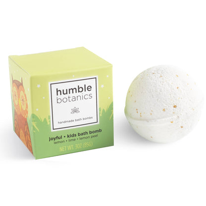 KIDS Joyful Bath Bomb – Lemon, Lime & Dried Lemon Peel