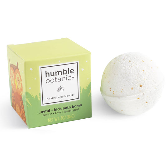 KIDS Joyful Bath Bomb – Lemon, Lime & Dried Lemon Peel