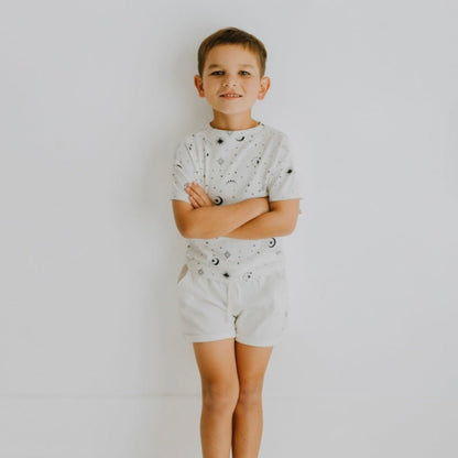 Organic Boxy Toddler Tee - Celestial